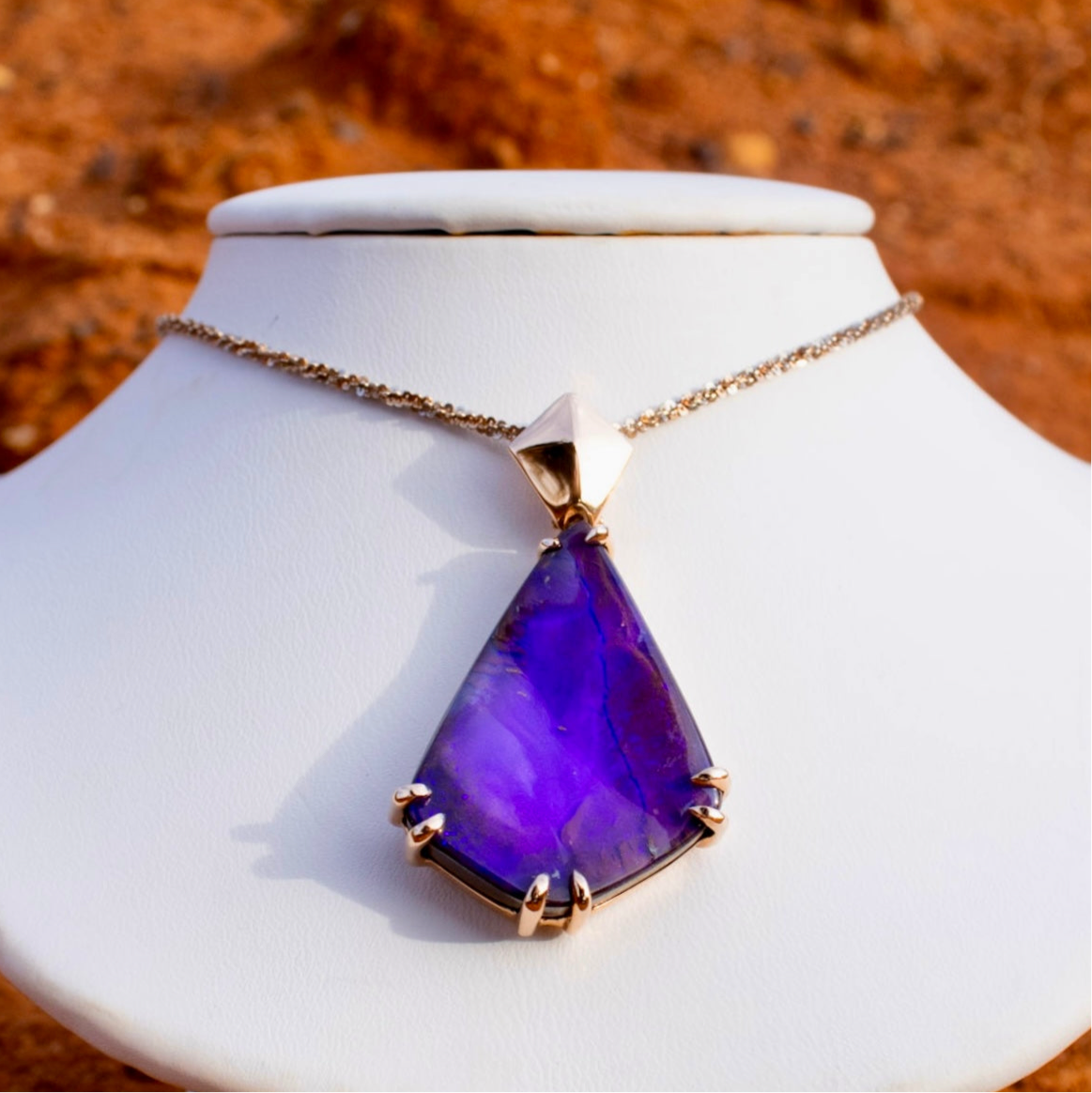 Anastasia 18K Rose Gold Necklace