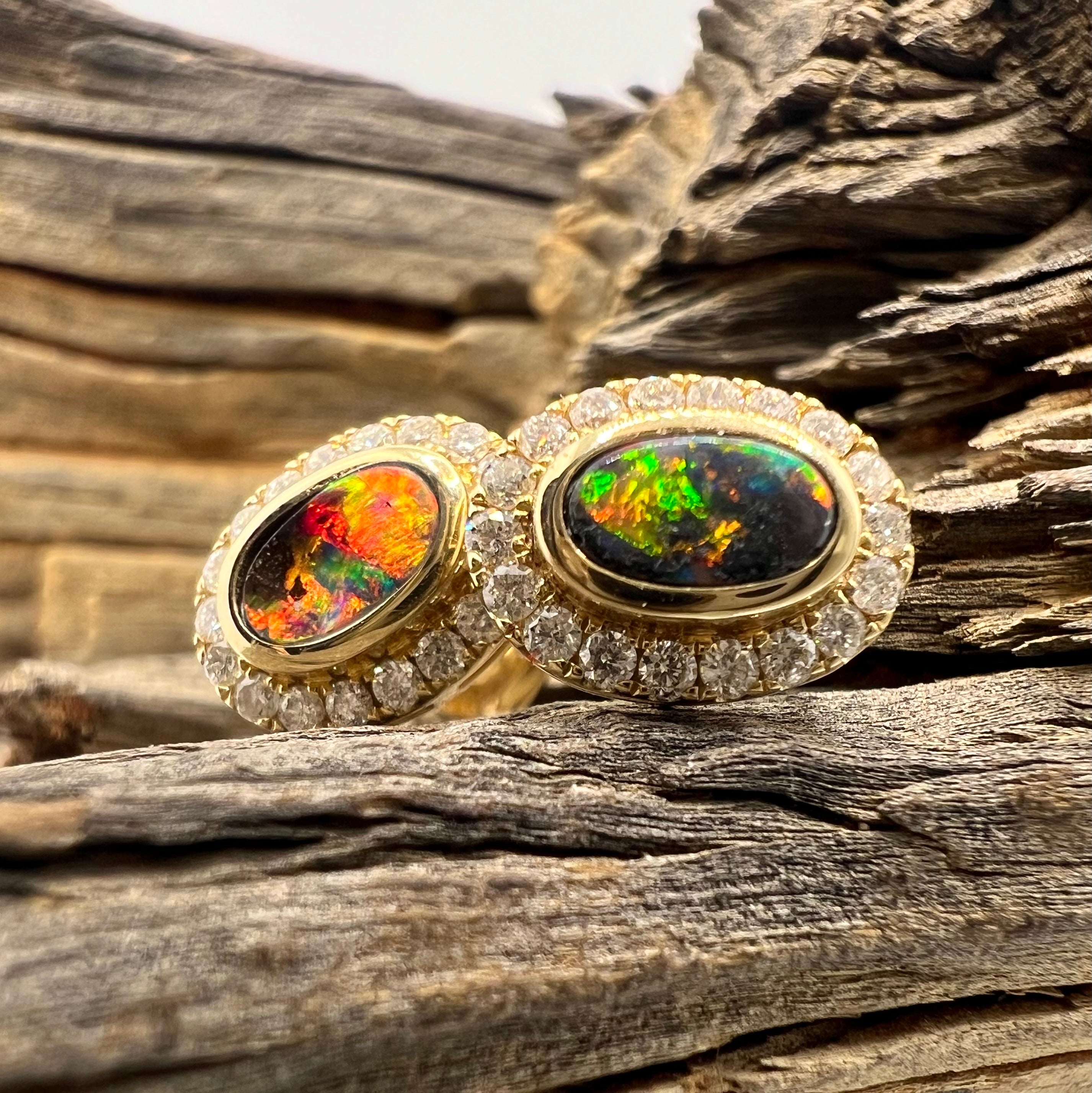 Eternal Flame 14K Gold Earrings