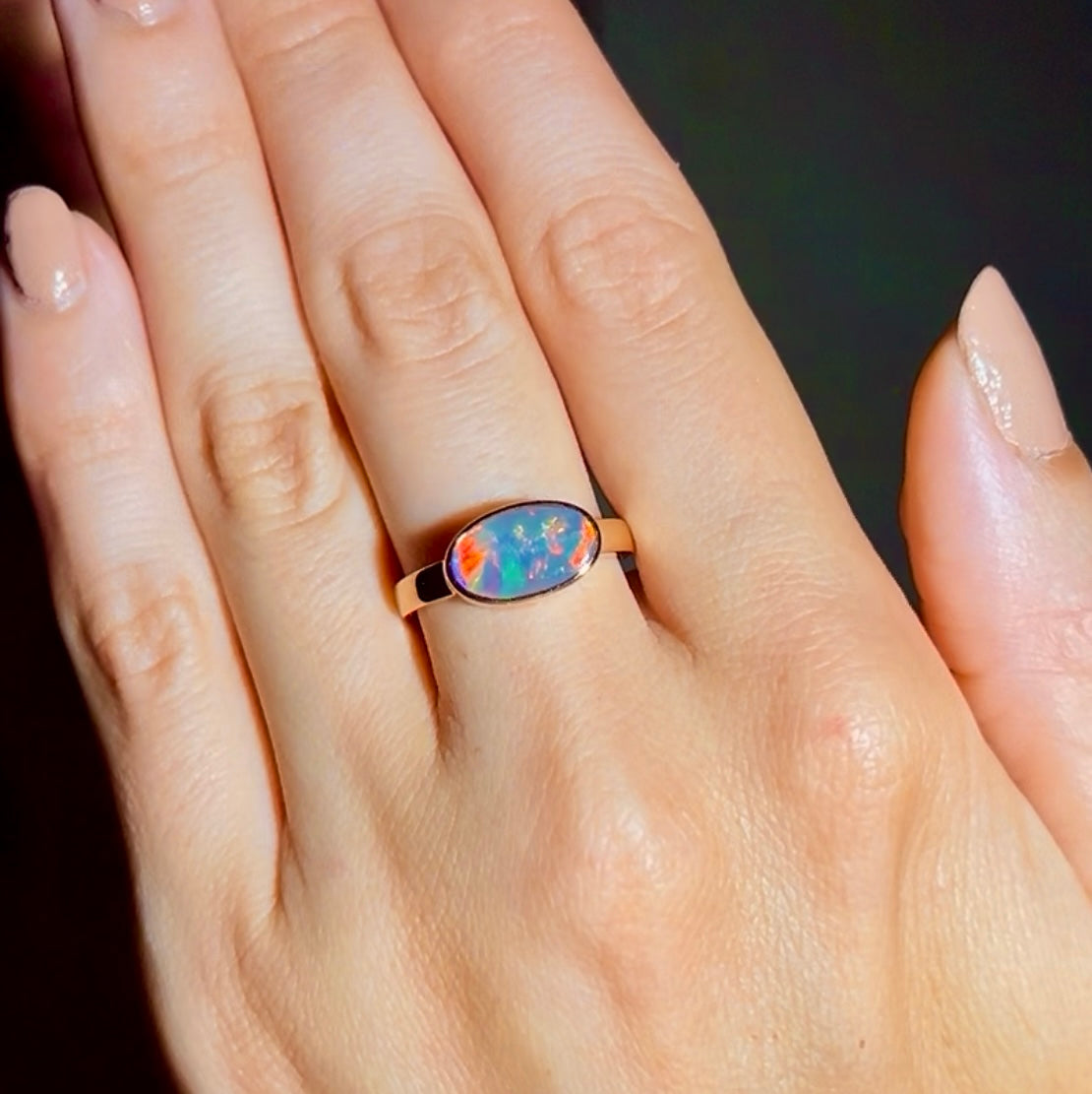 Ella Blooms 18K Gold Ring