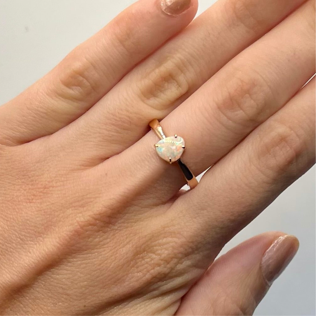 Cloud Shimmer Dreams 18K Gold Ring