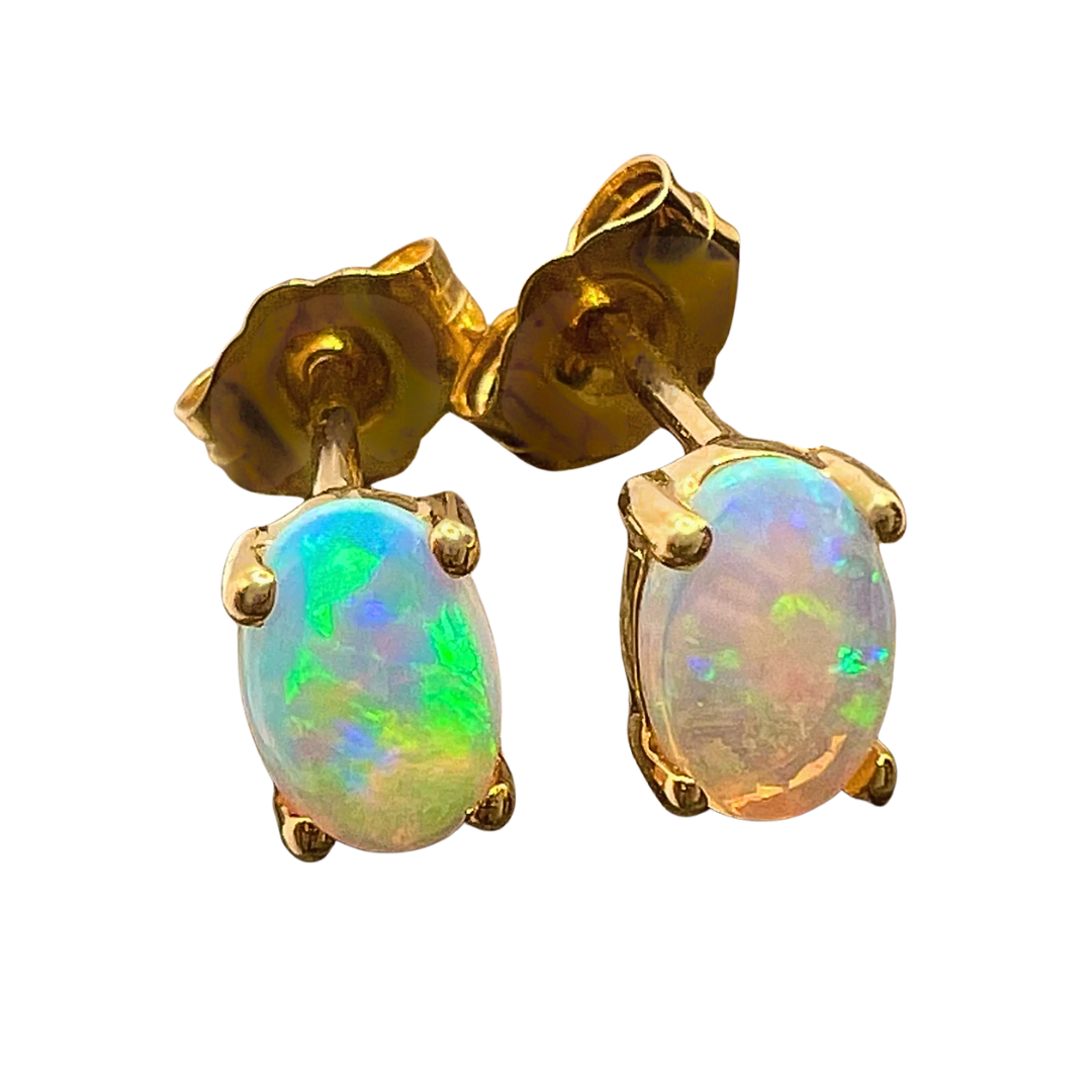 Subtle Elegance 14K Gold Earrings