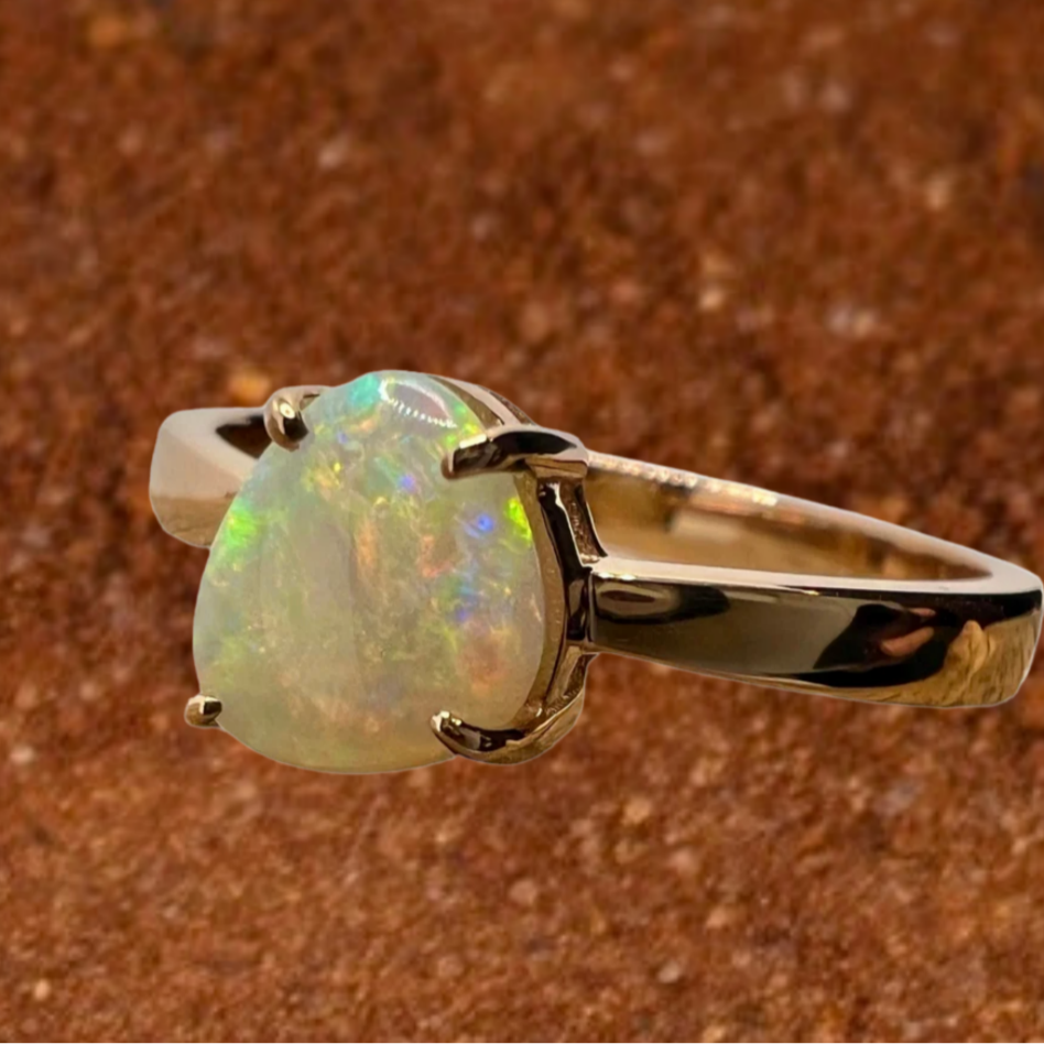 Cloud Shimmer Dreams 18K Gold Ring