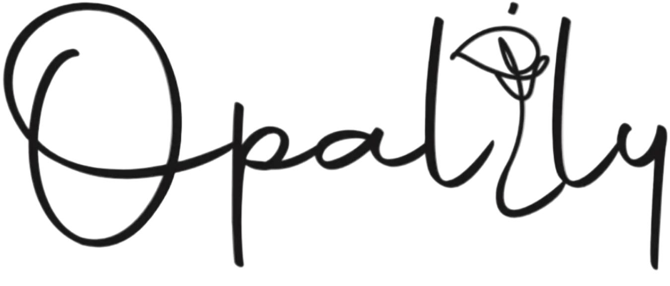 Black 'Opality' logo on a white background