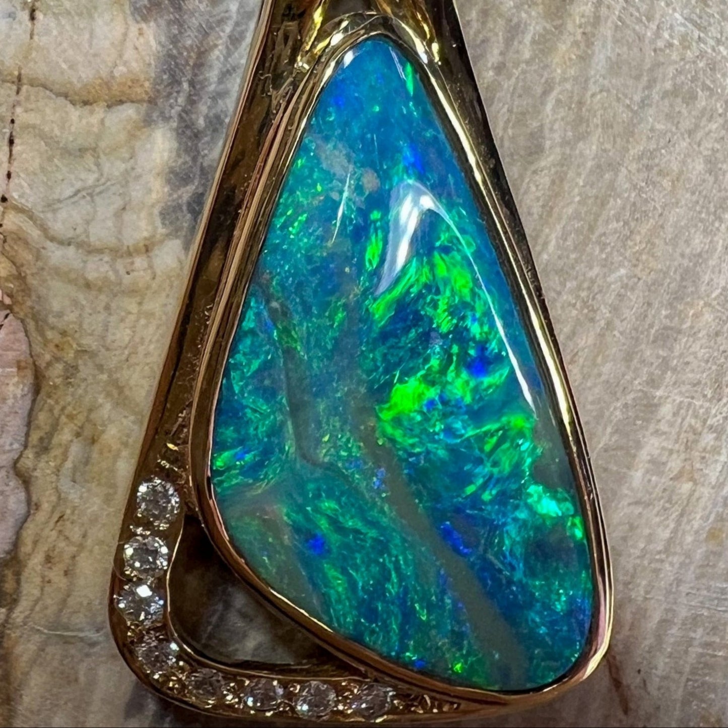 Dolphin Dreaming 18K Gold Pendant