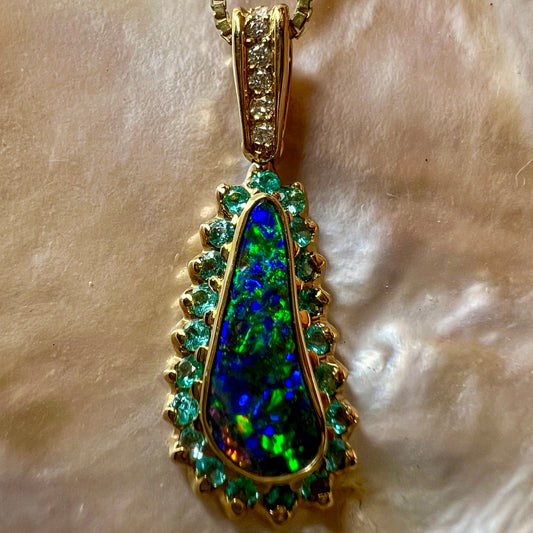 From Brazil With Love 18K Gold Pendant