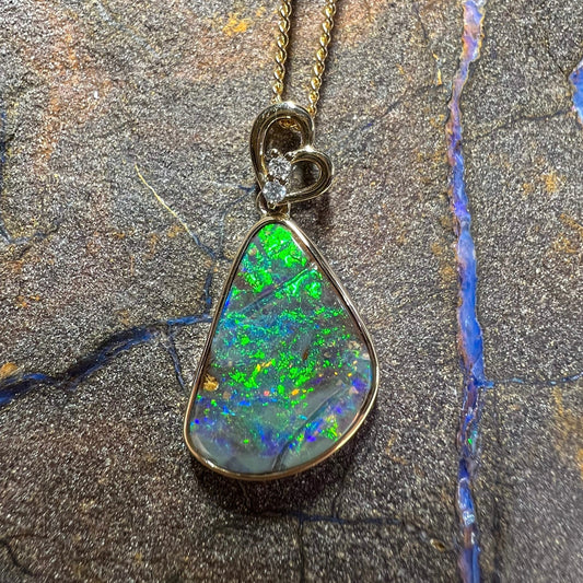 Fountain of Youth Pendant 14K Gold Pendant