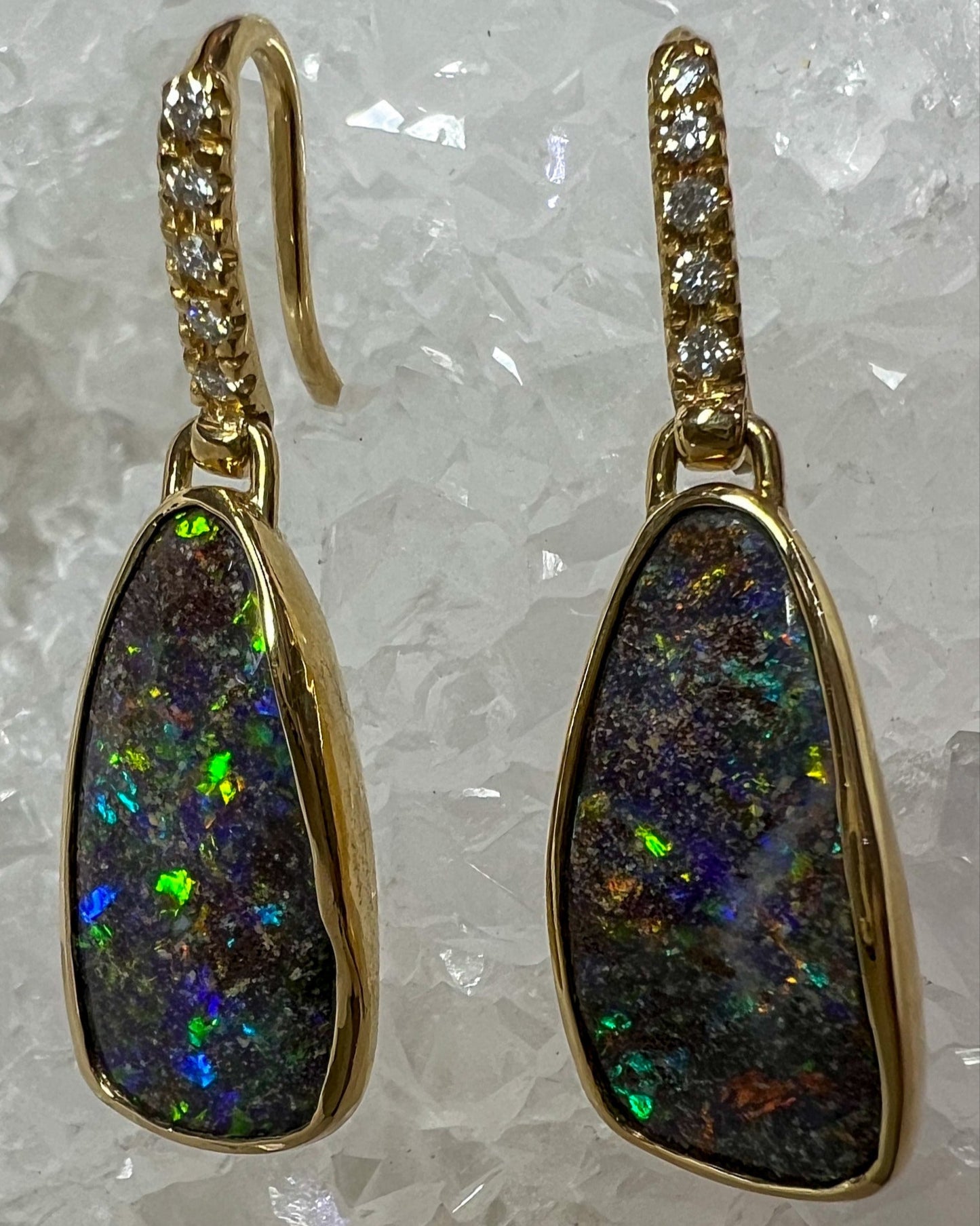 Polaris 18K Gold Drop Earrings