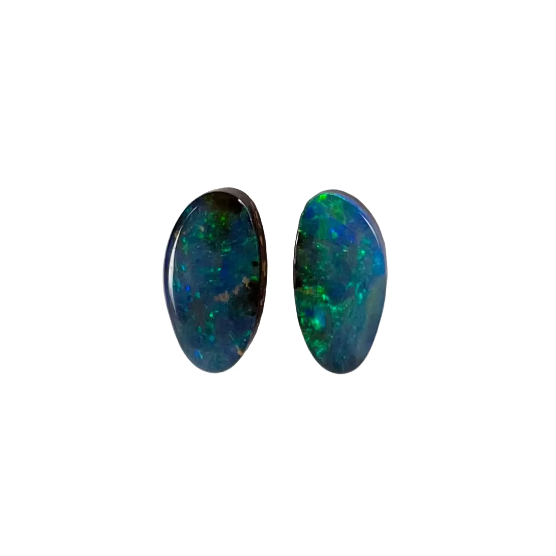 AUSTRALIAN BOULDER OPAL PAIR 2.95CT