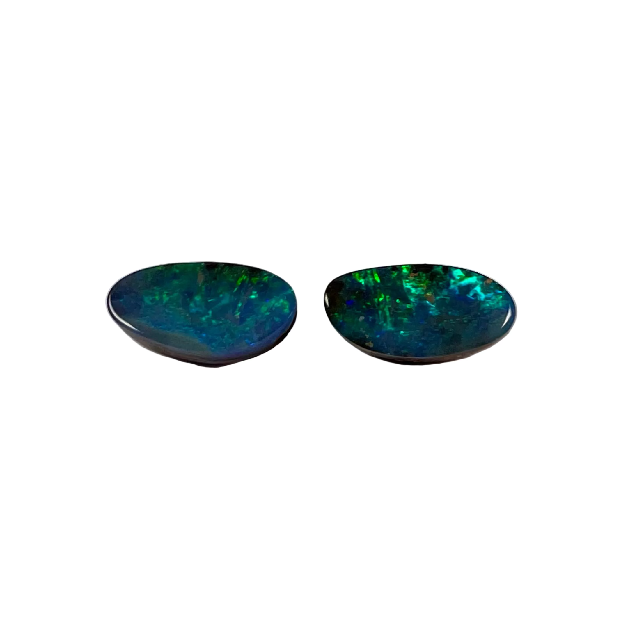 AUSTRALIAN BOULDER OPAL PAIR 2.95CT