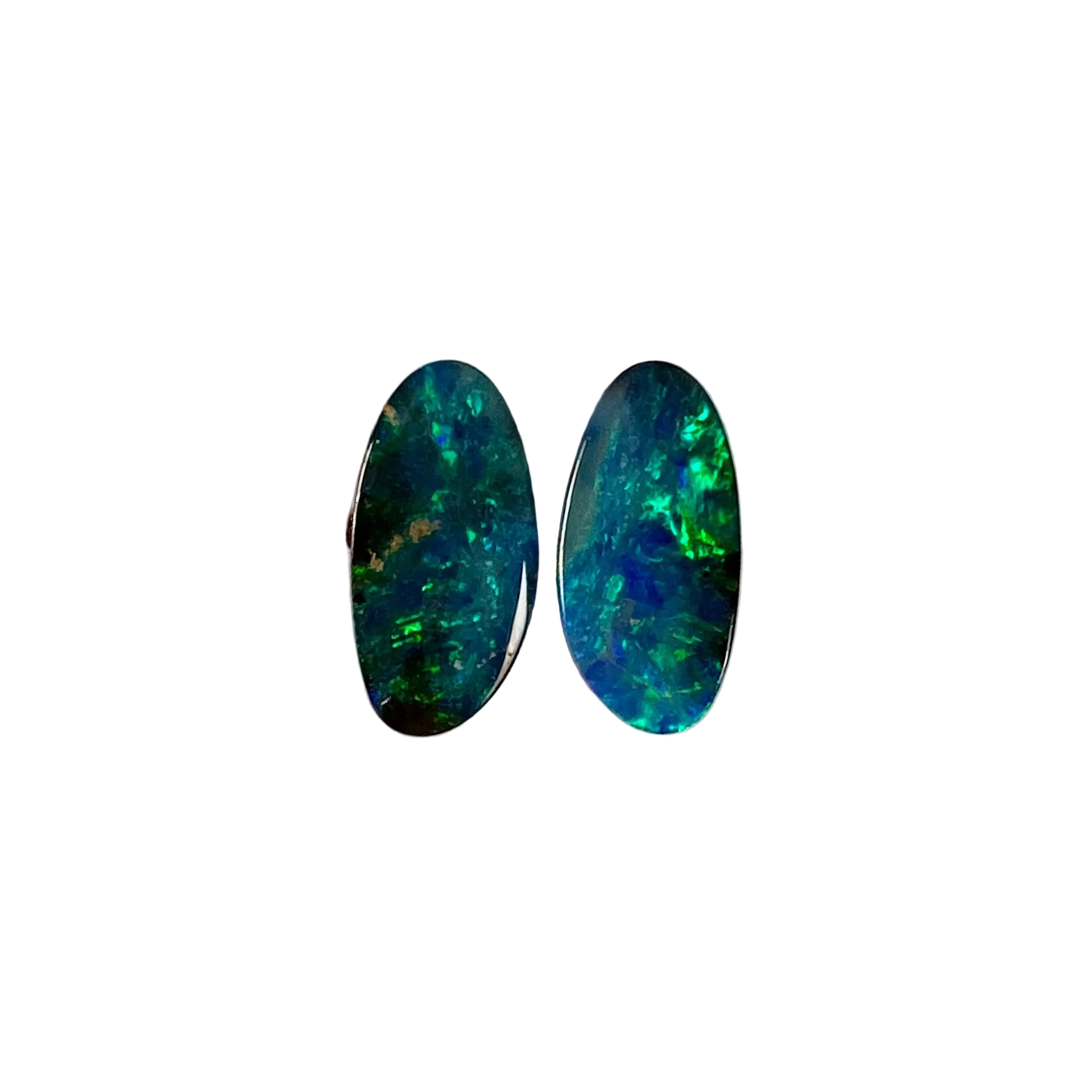 AUSTRALIAN BOULDER OPAL PAIR 2.95CT