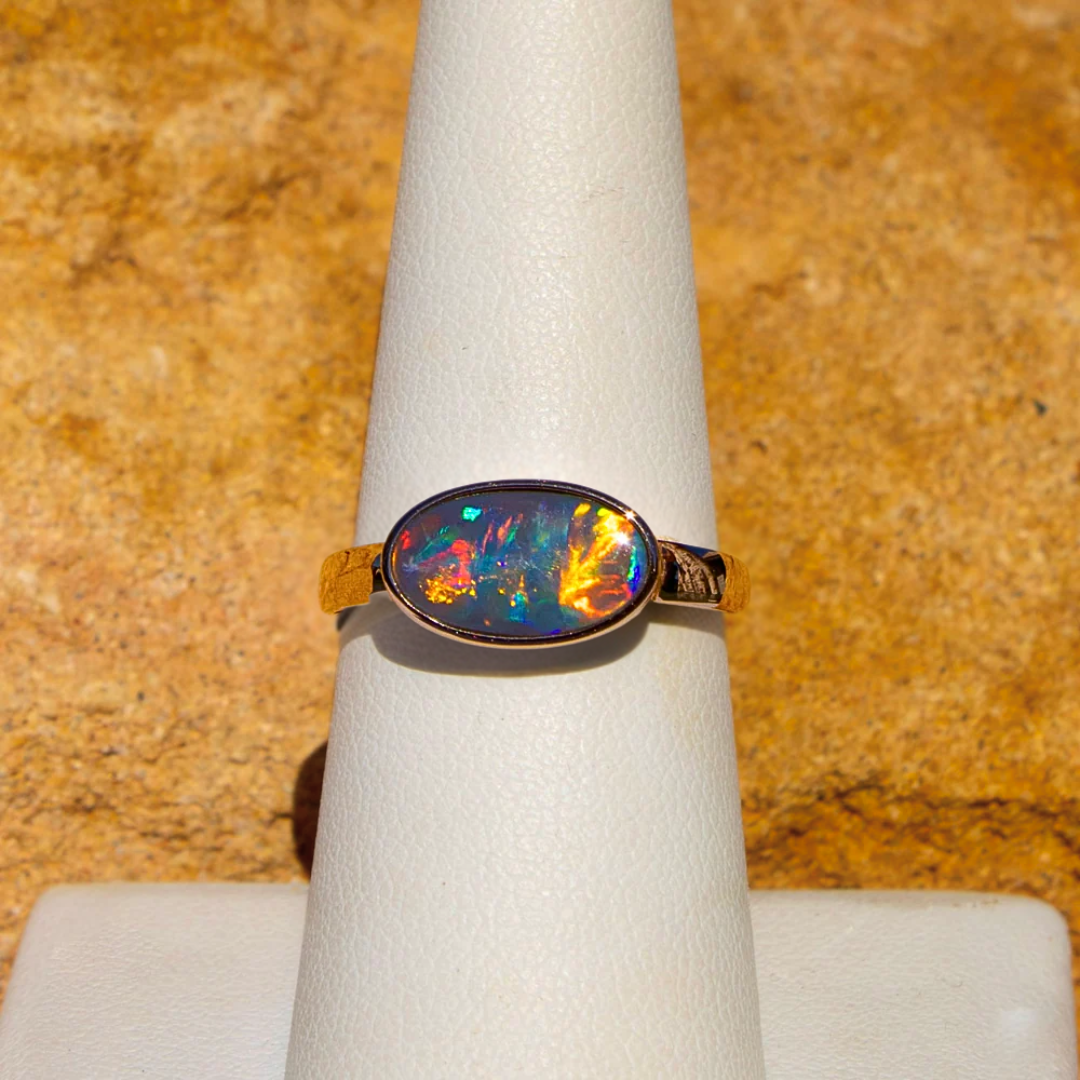 Ella Blooms 18K Gold Ring